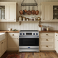 Gordon Ramsay by THOR Kitchen 36" 6.0 cu. ft. Professional Electric Range with Tilt Panel Touch Control, Self-Clean and Air Fry in Stainless Steel with Navy Blue Accents, RSE36-BLU