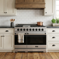 Gordon Ramsay by THOR Kitchen 48" 6.8 cu. ft. Professional Natural Gas Range in Stainless Steel with Black Accents, RSG48E-BLK