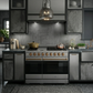Gordon Ramsay by THOR Kitchen 48" 6.8 cu. ft. Professional Natural Gas Range in Stainless Steel with Bronze Accents, RSG48E-BRZ