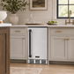 Gordon Ramsay by THOR Kitchen 15" Built-in 58 lbs. Ice Maker in Stainless Steel with Black Accents, RIM1501-BLK