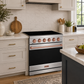 Gordon Ramsay by THOR Kitchen 30 Inch Professional Electric Range, 5 Element, Convection Oven in Stainless Steel with Rose Gold Accents, RSE30P-RSG