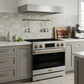 Gordon Ramsay by THOR Kitchen 36" 6.0 cu. ft. Professional Electric Range with Tilt Panel Touch Control, Self-Clean and Air Fry in Stainless Steel with Bronze Accents, RSE36-BRZ