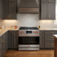 Gordon Ramsay by THOR Kitchen 36" 6.0 cu. ft. Professional Natural Gas Range with Tilt Panel Touch Control, Self-Clean and Air Fry in Stainless Steel with Rose Gold Accents, RSG36-RSG