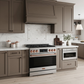 Gordon Ramsay by THOR Kitchen 36" 6.0 cu. ft. Professional Propane Gas Range with Tilt Panel Touch Control, Self-Clean and Air Fry in Stainless Steel with Rose Gold Accents, RSG36LP-RSG