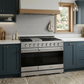 Gordon Ramsay by THOR Kitchen 48" 6.8 cu. ft. Professional Natural Gas Range in Stainless Steel, RSG48E