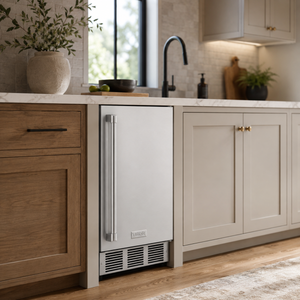 Gordon Ramsay by THOR Kitchen 15" Built-in 58 lbs. Ice Maker in Stainless Steel, RIM1501