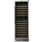 Empava 24-Inch Dual Zone Freestanding Wine Cooler, 163-Bottle, Stainless Steel, EMPV-WC16D