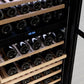 Empava 24-Inch Dual Zone Freestanding Wine Cooler, 163-Bottle, Stainless Steel, EMPV-WC16D