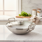 Mauviel 1830 M'COOK 5-Ply Wok With Two Cast Stainless Steel Handles, 12.6-In