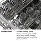 ZLINE Monument Autograph Edition 24-Inch Top Control Built-In Dishwasher, Stainless Steel Panel, Matte Black Handle, 44 dBA, DWMTZ-304-24-MB