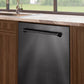 ZLINE Monument 24-Inch Top Control Built-In Dishwasher, Black Stainless Steel Panel, 44 dBA, DWMT-BS-24