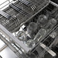 ZLINE Monument 24-Inch Top Control Built-In Dishwasher, Black Stainless Steel Panel, 44 dBA, DWMT-BS-24