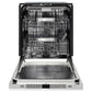 ZLINE Monument Autograph Edition 24-Inch Top Control Built-In Dishwasher, Stainless Steel Panel, Champagne Bronze Handle, 44 dBA, DWMTZ-304-24-CB