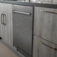 ZLINE Classic 24-Inch Top Control Built-In Dishwasher, Satin Stainless Steel Panel, Traditional Handle, 52 dBA, DW-SN-H-24