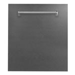 ZLINE Classic 24-Inch Top Control Built-In Dishwasher, Satin Stainless Steel Panel, Traditional Handle, 52 dBA (DW-SN-H-24)