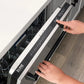 ZLINE Tallac Autograph Edition 24-Inch Top Control Built-In Dishwasher, Stainless Steel Panel, Traditional Matte Black Handle, 51 dBA, DWVZ-304-24-MB