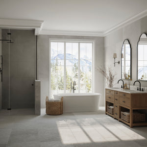 ZLINE Emerald Bay Thermostatic Shower System in Matte Black, EMBY-SHS-T3-MB