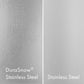 Comparison slide featuring ZLINE SGR series gas ranges in durasnow stainless steel