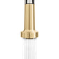 ZLINE Autograph Apollo Pull Down Spring Single Handle Kitchen Faucet in Brushed Nickel and Champagne Bronze, APL-KF-ZBNCB