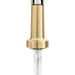 ZLINE Autograph Apollo Pull Down Spring Single Handle Kitchen Faucet in Brushed Nickel and Champagne Bronze, APL-KF-ZBNCB