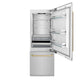 ZLINE 30" Autograph Built-In Refrigerator with Internal Water & Ice Dispenser with Bronze Accents