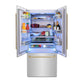ZLINE 36" Autograph 19.6 cu. ft. Refrigerator with Internal Water and Ice Dispenser, Bronze Accents