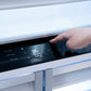 ZLINE 60" Autograph Refrigerator with Internal Water & Ice Dispenser in DuraSnow® Stainless Steel with Gold Accents