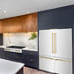 ZLINE 60" Autograph Refrigerator with Internal Water & Ice Dispenser in DuraSnow® Stainless Steel with Gold Accents