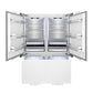 ZLINE 60 In. 32.2 cu. Ft. Panel Ready Built-In 4-Door French Door Refrigerator with Internal Water and Ice Dispenser, RBIV-60