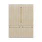 ZLINE 60 In. 32.2 cu. Ft. Panel Ready Built-In 4-Door French Door Refrigerator with Gold Handles, RBIV-60-G