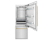 ZLINE Autograph 30 In. 16.1 cu. ft. Built-In Refrigerator with Internal Water and Ice Dispenser with Bronze Accents, RBIVZ-304-30-CB