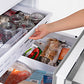 ZLINE Autograph 30 In. 16.1 cu. ft. Built-In Refrigerator with Internal Water and Ice Dispenser with Matte Black Accents, RBIVZ-304-30-MB