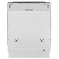 ZLINE Autograph Edition 24 In. Tall Dishwasher, Touch Control, in Custom Panel Ready with Matte Black Handle, DWMTZ-24-MB