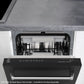 ZLINE Tallac Autograph Edition 18-Inch Top Control Built-In Dishwasher, Panel Ready, Modern Polished Gold Handle, 51 dBA, DWVZ-18-G