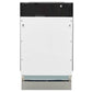 ZLINE Tallac Autograph Edition 18-Inch Top Control Built-In Dishwasher, Panel Ready, Modern Matte Black Handle, 51 dBA, DWVZ-18-MB