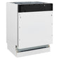 ZLINE Tallac Autograph Edition 24-Inch Top Control Built-In Dishwasher, Panel Ready, Modern Polished Gold Handle, 51 dBA, DWVZ-24-G
