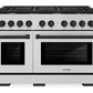 ZLINE Autograph 48" 6.7 cu. ft. Paramount Double Oven Dual Fuel Range with 8 Burners in Stainless Steel and Matte Black Accents, SDRZ-48-MB