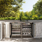 ZLINE Autograph 24" Touchstone Dual Zone 44 Bottle Wine Cooler with DuraSnow® Stainless Steel Glass Door and Champagne Bronze Handle, RWDOZ-SN-24-CB