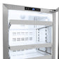 ZLINE Autograph 24" Touchstone 151 Can Beverage Fridge with Solid Stainless Steel Door and Matte Black Handle,  RBSOZ-ST-24-MB