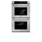 ZLINE Autograph 30" Professional True Convection Double Wall Oven with Air Fry and Self Clean in Stainless Steel with Polished Nickel Helix Handles, WADZ-30-KPN