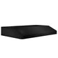 ZLINE 30" 400 CFM Ducted Under Cabinet Range Hood in Black Stainless Steel, BS617-30