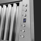 ZLINE 30" 400 CFM Wooden Wall Mount Range Hood in Rustic Black Finish, 355CC-30