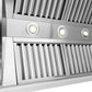 ZLINE 30 " 400 CFM Wooden Wall Mount Range Hood in Rustic Bright White Finish, 355WW-30