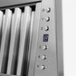 ZLINE 36" 700 CFM Wooden Wall Mount Range Hood in Rustic Bright White Finish, 355WW-36