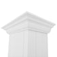 ZLINE 36" 400 CFM Convertible Wooden Wall Mount Range Hood in Shiplap Bright White Finish, KPWW-36