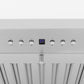 ZLINE 36" 400 CFM Convertible Wooden Wall Mount Range Hood in Shiplap Bright White Finish, KPWW-36