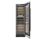 ZLINE 24" 12.4 cu. ft. Triple Zone 100 Bottle Column Wine Cooler in Black Stainless Steel, RCWV-BS-24