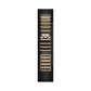 ZLINE 18" 9.0 cu. ft. Triple Zone 68 Bottle Left Hinge Column Wine Cooler in Black Stainless Steel, RCWVL-BS-18