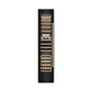 ZLINE Autograph 18" 9.0 cu. ft. Triple Zone 68 Bottle Left Hinge Column Wine Cooler in Black Stainless Steel with Champagne Bronze Accents, RCWVLZ-BS-18-CB