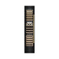 ZLINE Autograph 18" 9.0 cu. ft. Triple Zone 68 Bottle Left Hinge Column Wine Cooler in Black Stainless Steel with Polished Gold Accents, RCWVLZ-BS-18-G